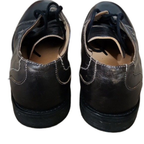 Bed Stu Genoa F460020 Men\'s Leather Oxfords & Lace Ups Cap Toe Shoes, Black, 10 main image 8
